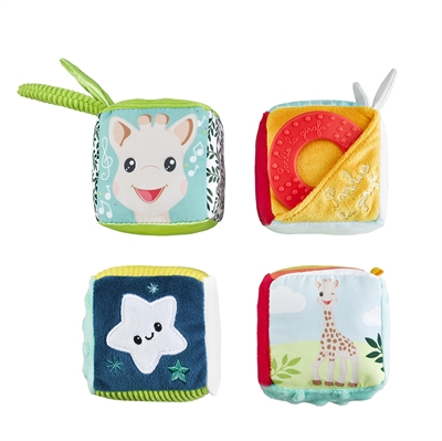 4 multi activities cubes Sophie la Girafe