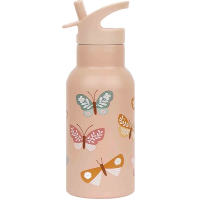 Stainless steel drinking bottle - Butterflies