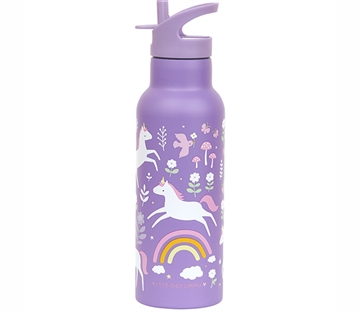 XL Stainless steel drinking bottle - Unicorn dreams