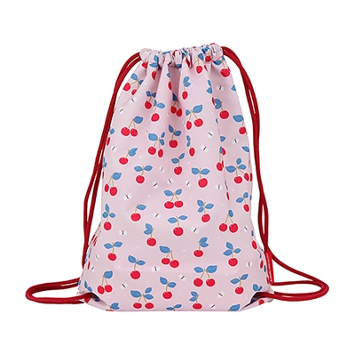 Drawstring bag - Cherries 