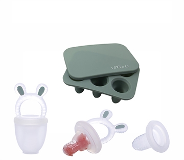 Fruktnapp med minifrysform - Smokey Green