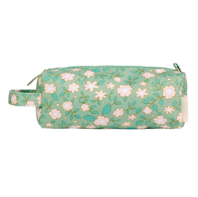 Pencil case - Blossoms, Sage