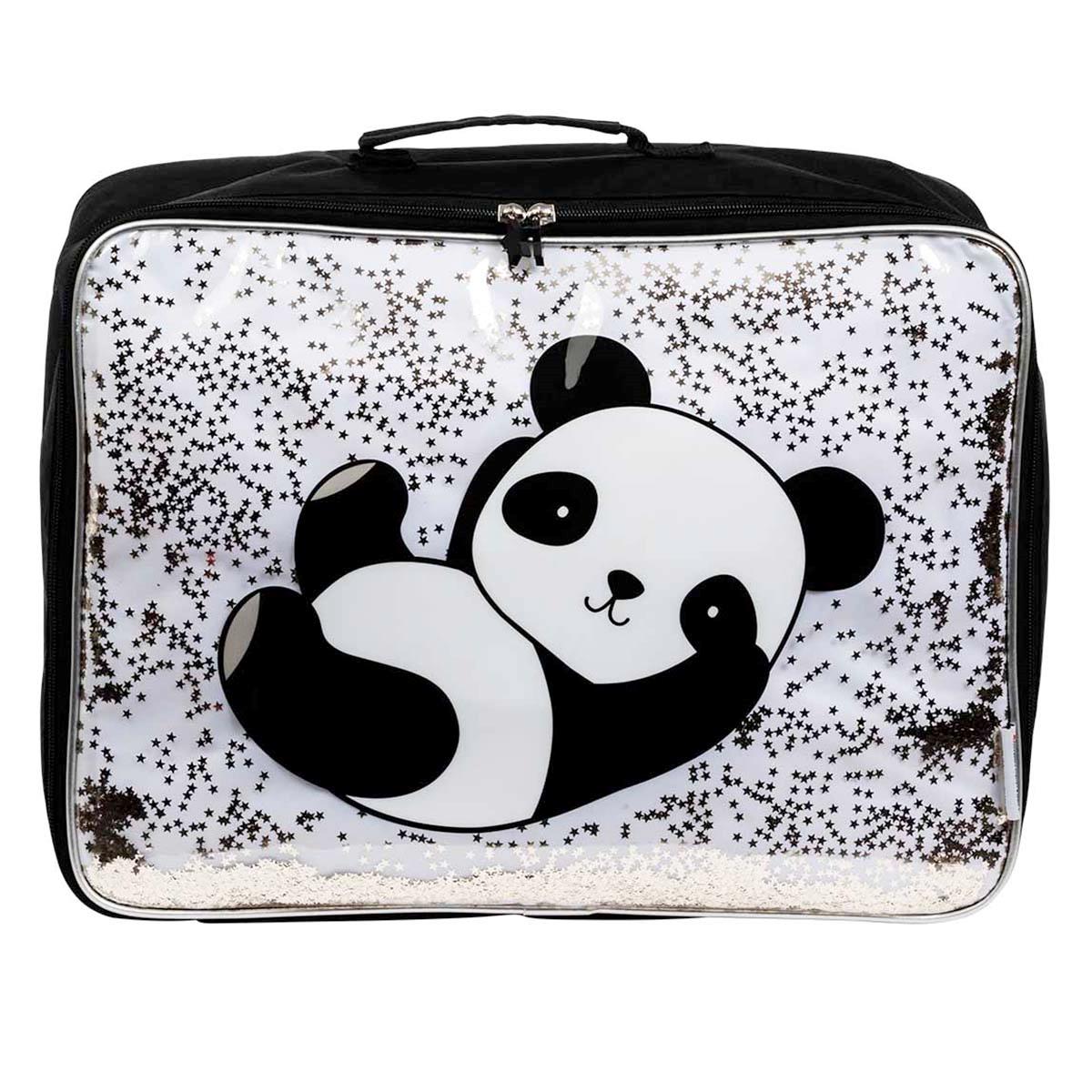 Suitcase: Glitter - Panda