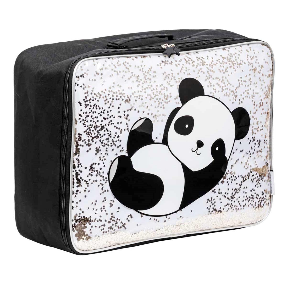 Suitcase: Glitter - Panda