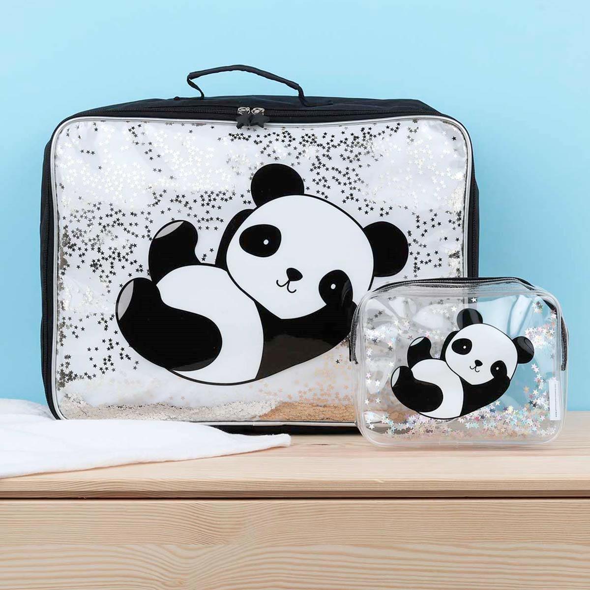 Suitcase: Glitter - Panda