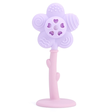 Flower rattle Purple/Pink